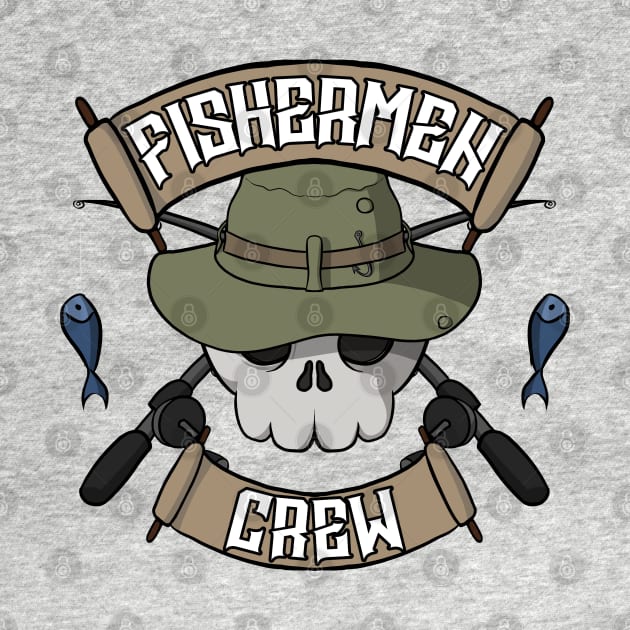 Fishermen crew Jolly Roger pirate flag by RampArt